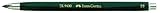 portaminas 3mm faber castell Grosor de la mina: 5B Faber-Castell TK 9400 5B - Lápiz mecánico (Negro)
