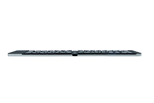 XLYNE 54002 Bluetooth Tastatur für Smartphone/Tablet/Smart-TV (faltbar/kabellos/handlich/QWERTZ-Layout) silber - 4