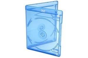 CRYSTALLAKE Amaray - Cajas de Repuesto Dobles para BLU-Ray (50 Unidades)