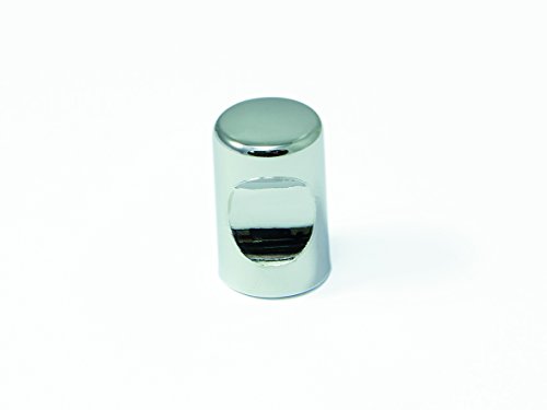 Preisvergleich Produktbild LGM-Beschlag Möbelknopf Nauheim, Modern, Kunststoff galvanisiert - Chrom glänzend, 16 mm x 16 mm x 25 mm, 47906