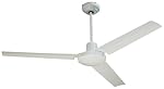 Farelek Seychelles Ventilateur de plafond 122 cm Blanc