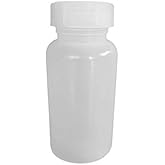 Generisch 50 ml - 2000 ml Weithalsflasche LDPE-Flasche Kunststoffflasche Laborflasche rund (1000 ml)