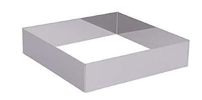 De Buyer 3906.20 Cercle Carré inox - ht. 4,5 cm - 20 x 20 cm