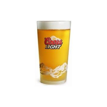 Bicchiere Coors Light Alto In Vetro, Pinta Da Birra, 1 Pezzo