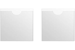 FROTOX Porta Permesso Di Parcheggio Per Parabrezza Per Auto Titolari Di Permesso Per Auto Autoadesivi Portacarte Per Parabrezza Quadrato Trasparente Per Auto