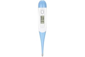 Thermomètre souple électronique HK-902 portable lavable sans mercure Affichage LCD numérique Haute sensibilité Outils de mesure de la température du bureau à domicile