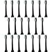Produktbild 20 Stück Allgemeine Zahnbürste Head Ersatz für Philips Sonicare Diamond Clean HX6064 HX6062 schwarz