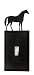 Village Wrought Iron Home Decorative Horse Single Switch Cover RS.2856.00
