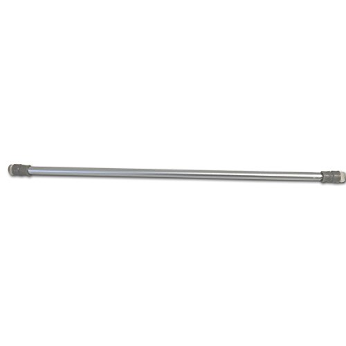 JEMIDI Klemmstange mit Schraubtechnik Klemmstangen Gardinenstangen Gardinen Stange zum Klemmen 80cm-120cm ausziehbar Silber - 4