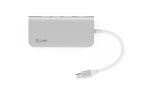 LMP 14368 USB 3.0 (3.1 Gen 1) с 5000 Mbit/s Silber, Weiß Hub - 5