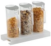 Cereal Bar with 3 Pitchers