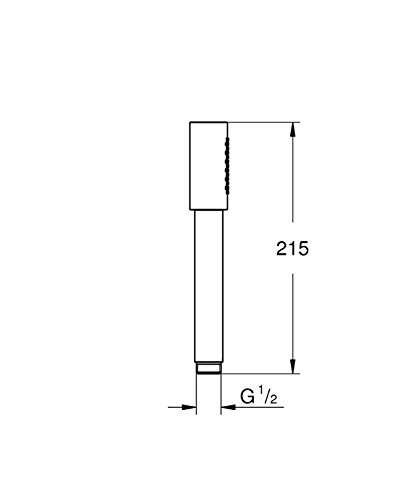 GROHE Sena Handbrause mit 9,4 l/min Durchflusskonstanthalter, chrom 28341000 - 2