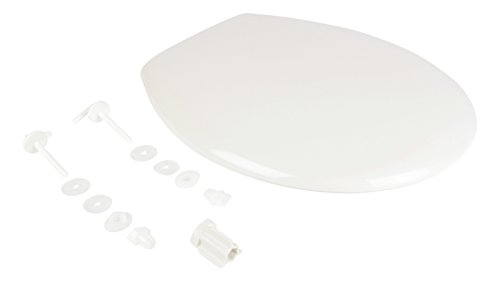 WC-Sitz Palermo weiß | Toilettensitz | WC-Brille aus Thermoplast | Kunststoff-Scharnier | Fast-Fix-Schnellbefestigung | Klodeckel | Toilettendeckel - 2