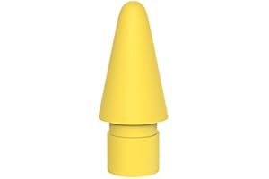 AWINNER Embout de stylo compatible avec les pointes de couleur Apple Pencil 1ère et 2ème génération (jaune)