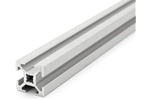 DOLD Mechatronik Profilé en Aluminium 20 x 20 cm - Type B - Rainure 6 (Légère) - Argenté Anodisé - Profil Système de Montage 300 mm