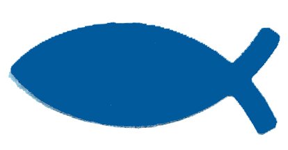 EFCO Fisch Symbol, Pink, 37 x 14 mm