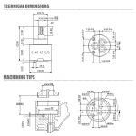 Auralum 40 mm Keramik Kartusche für Einhebel Armaturen Bad/Küche - 4