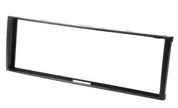 ACV Electronic Façade d'autoradio pour Renault Megane II, Modus, Clio III 1-DIN Noir