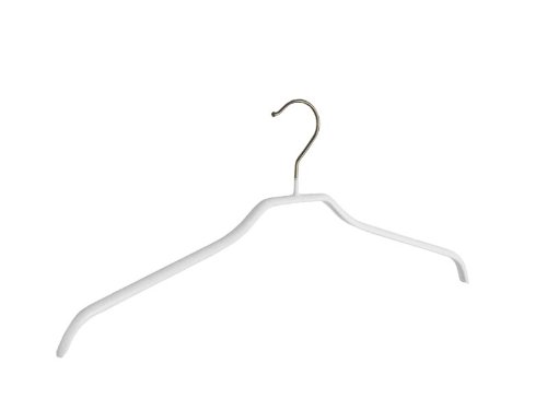 10 x Strickwarenbügel weiß, rutschfest beschichtet, 46 cm - DER KLEIDERBÜGELRIESE
