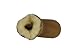 Poppy sheepskin baby booties chestnut colour small 0 - 6 months