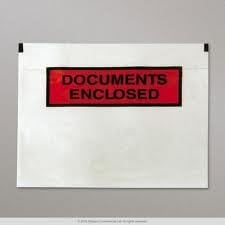Printed Pack of 100 - A6 / C6 - 165mm x 122mm - Document Enclosed Envelopes - SUPER SAVER DELIVERY!!