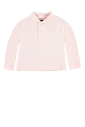 Marc O' Polo Kids Baby Girls Poloshirt 1/1 Arm Plain Polo Shirt, Pink (chalk Pink Rose 2158), 6-12 months (Manufacturer size: 80)