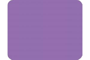 PEARL GLASS Large Glass Worktop Saver - Purple Lavender - 50 x 40cm