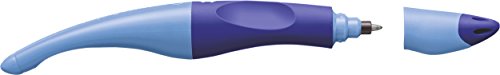 Stabilo EASYoriginal Ergonomischer Tintenroller (Schreibfarbe blau, löschbar, für Linkshänder, inklusive Patrone) dunkelblau/hellblau - 3