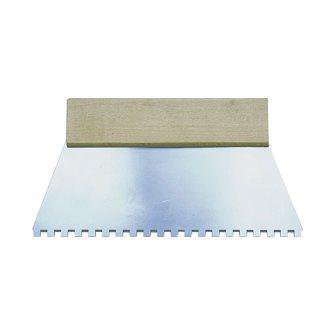 Hufa Kleberspachtel Stahl Holzgriff 180mm 8x8mm gezahnt