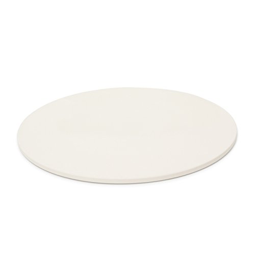 Relaxdays 10019339 Pizzastein für Backofen rund, Baking Stone aus Cordierit für knusprige Steinofenpizza wie in Pizzeria Grillstein für Pizza, Brot und Flammkuchen in Herd und Grill, Durchmesser 33 cm, 1 cm dick, beige - 3