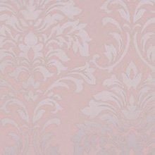 PREMIUM Tapete "Princess" Rosa Ornament glänzend