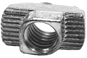 WELOE 50 x Hammermutter, Nut 8 (8 mm Nut), m6 Innengewinde, aus Eisen, verzinkt, 1,55 x 0,78 x 0,62 Zentimeter