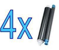 4x Brother PC71RF Compatible Transferencia T  rmica Rodillo Pel  cula Fax T71 T74 T76 T78 T82 T84 T86 T94 T96 T98 T104 T106 - Rodillo 4 Pack