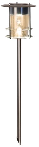 Best Season LED-Solar-Pathlights / 64 x 14 cm / 1 warm weiß LED extrabright mit Solarpanel inklusiv Akku / outdoor/ silber 477-55 - 2