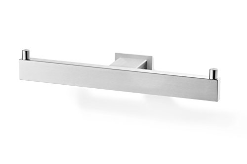 ZACK 40370 Linea Doppel-Toilettenpapierhalter, Edelstahl matt