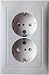 Price comparison product image Berker 47549909 Double SCHUKO socket outlet with cover plate polar white, matt Berker S.1 polar white, matt