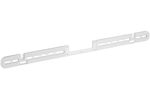 Sat-Fox Supporto da parete adatto per Sonos® Soundbar Arc Slim Design, solo 11 mm distanza dalla parete, bianco