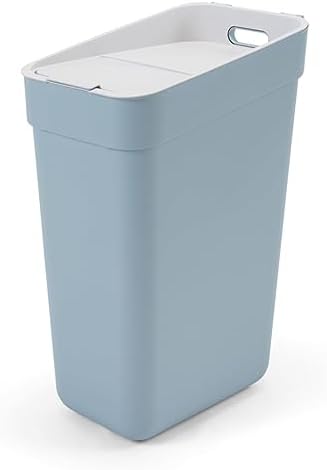 Curver Keter Pattumiera da 30 Litri per la Raccolta Differenziata Ready To Collect, con Supporto a Parete, Ideale la Cucina, 100% Riciclato, Grigio