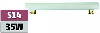 Preisvergleich Produktbild Linestra-Linienlampe 220-240V, 35W, Sockel S14, ØxL 30x300mm, 220Lm