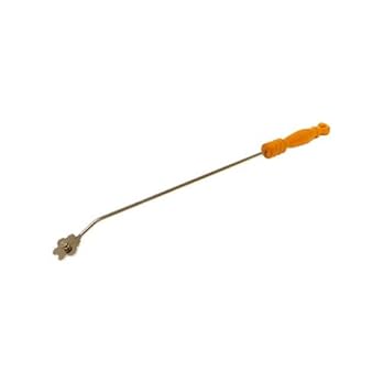 Thros Reinigungswerkzeug Zur Grillreinigung Edelstahl Schaberkopf Holzgriff