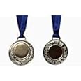 Sports Hub 1448 Silver Medal Pack of 25 (2 Inch)