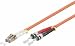Produktbild MicroConnect - Netzwerkkabel - ST/UPC Multi-Modus (M) bis LC/UPC Multi-Modus (M) - 1 m - Glasfaser - 50/125 Mikrometer