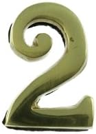 eCobbler 1 Inch Solid Brass Number 2