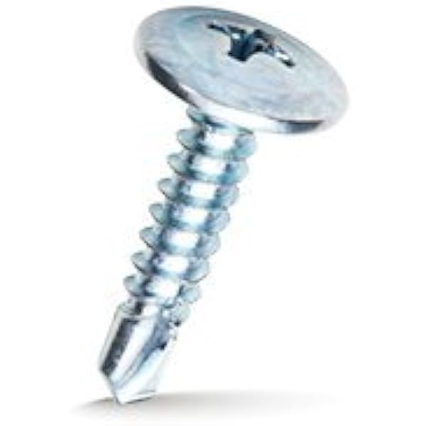 Hillman 100-Pack Stainless Steel Sheet Metal Screws 8x2 Inch Phillips