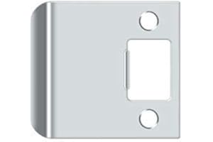 Deltana SPE250 2-1/2" x 2-1/4" Extended Lip Strike Plate, Polished Chrome