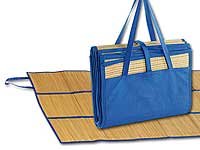 PEARL beach Faltbare Bast-Strandmatte 180 x 90 cm - 5
