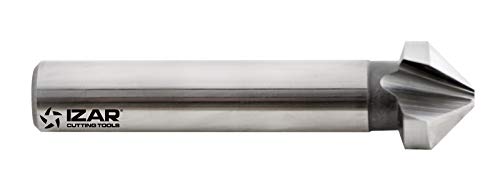 Izar 74664 Avellanador Mango Cilíndrico 3Z 90°, HSSE 5% Co, 2575, DIN 335 C, 10.00 mm Diámetro Corte