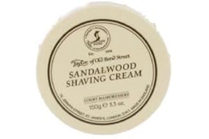 Taylors of Old Bond Street 150g Sandalwood Traditional Shaving Cream Tub TAY1001 by Sarome UK