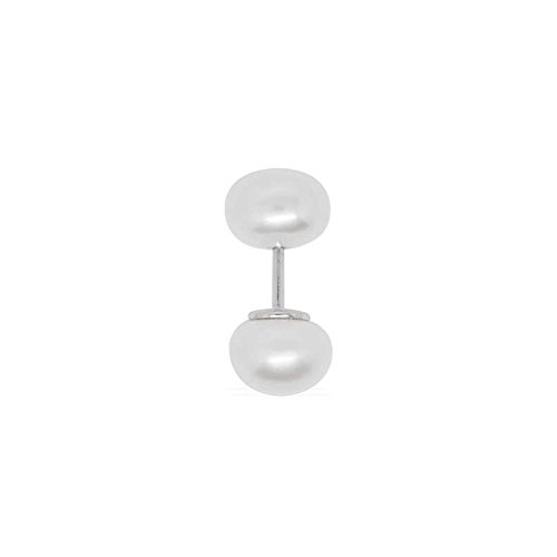 Ariane prette Monaco - Pendientes para mujer 925 plata perla color Blanco redondo filo - ae8707pl