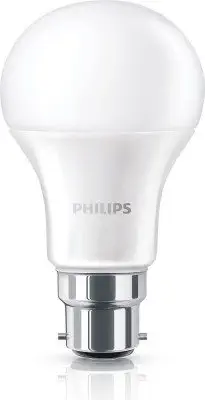 Philips Ace Saver Base B22 9-Watt LED Bulb (Pack of 3, White)
